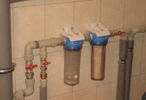 Установка проточного фильтра для воды в Курчатове